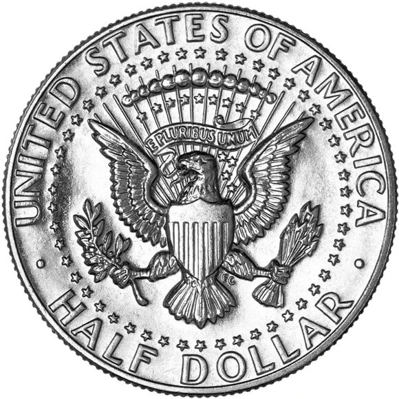 1985 P Kennedy Half Dollar Uncirculated US Mint - Picture 2 of 2